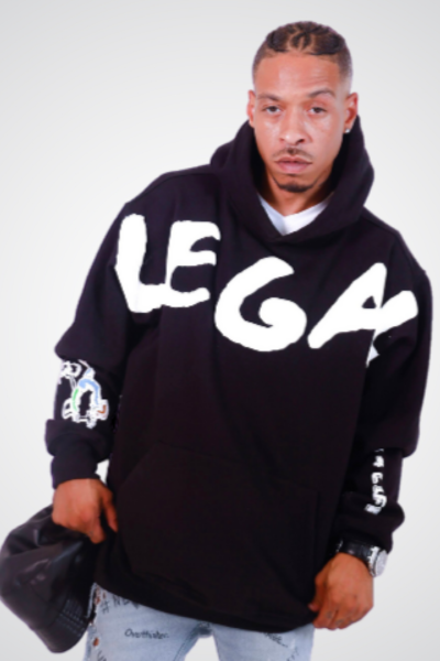 SUPER HEAVY 16 OZ. OVER SIZED HOODED PULLOVER Sweatpants Combo