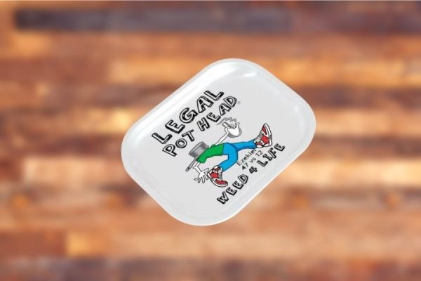 Legal Pothead Metal Rolling Tray