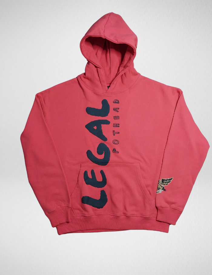 SUPER HEAVY 16 OZ. OVER-SIZED HOODED PULLOVER & Sweatpants Combo ( Design 1 )