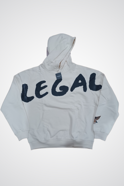 SUPER HEAVY 16 OZ. OVER-SIZED HOODED PULLOVER & Sweatpants Combo ( Design 8 )