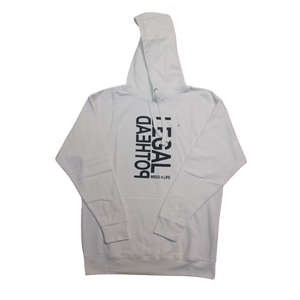 Legal Pothead  Weed 4 Life Reversed Letters Center Hoodie